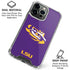 LSU Tiger Eye Logo iPhone 16 Pro Clear Case